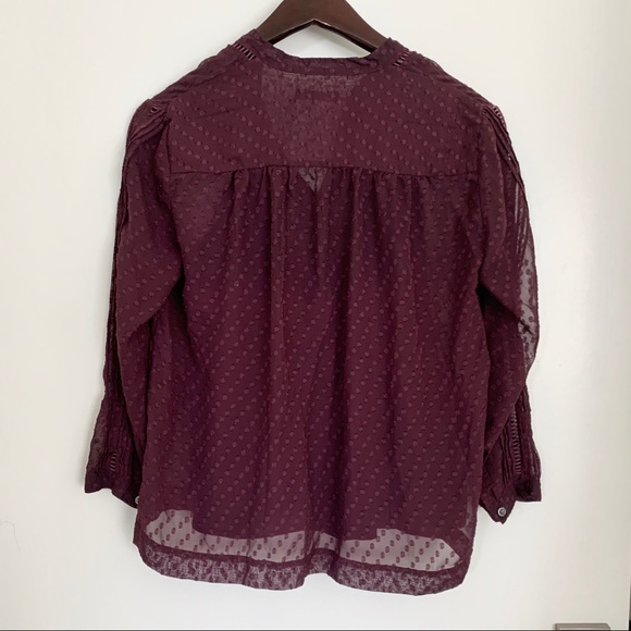 Madewell quarter sleeve blouse - Picture 2 of 6